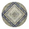 Rug Culture Babylon 203 Navy Round Rug