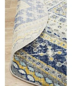 Rug Culture Babylon 203 Navy Round Rug -The Shine Nook Sales Store 798032620 6 720x928