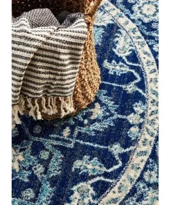 Rug Culture Evoke Release Navy Transitional Round Rug 11 Rug Culture Evoke Release Navy Transitional Round Rug -The Shine Nook Sales Store 798033700 5 720x928
