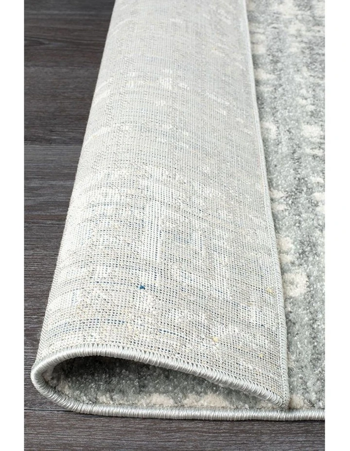 Rug Culture Mirage Ashley Abstract Modern Silver Grey Runner Rug 2 Rug Culture Mirage Ashley Abstract Modern Silver Grey Runner Rug - Image 2