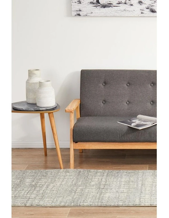 Rug Culture Mirage Ashley Abstract Modern Silver Grey Runner Rug 3 Rug Culture Mirage Ashley Abstract Modern Silver Grey Runner Rug - Image 3