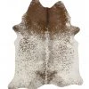 Rug Culture Exquisite Natural Cow Hide Salt & Pepper Brown