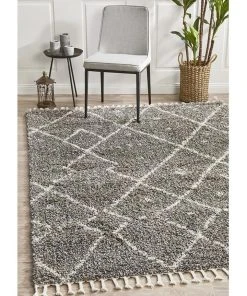 Rug Culture Saffron 44 Grey Rug -The Shine Nook Sales Store 798039100 3 720x928