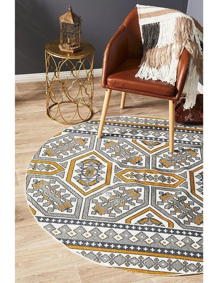 Rug Culture Lunar 420 Printed Gold 6 Rug Culture Lunar 420 Printed Gold - Image 6