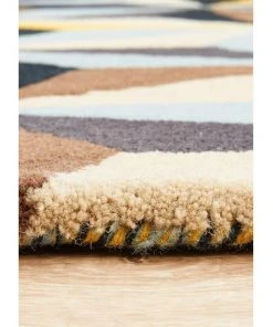 Rug Culture Matrix Pure Wool 900 Blue Round Rug 10 Rug Culture Matrix Pure Wool 900 Blue Round Rug -The Shine Nook Sales Store 798040810 4 720x928