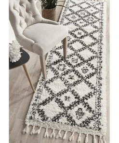 Rug Culture Saffron 33 White Runner Rug -The Shine Nook Sales Store 798042250 7 720x928