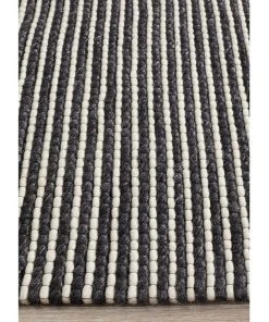 Rug Culture Studio Oskar Felted Wool Striped Rug Black White 8 Rug Culture Studio Oskar Felted Wool Striped Rug Black White -The Shine Nook Sales Store 798042340 4 720x928