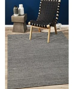 Rug Culture Studio Oskar Felted Wool Striped Rug Black White 11 Rug Culture Studio Oskar Felted Wool Striped Rug Black White -The Shine Nook Sales Store 798042340 7 720x928