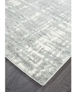 Rug Culture Mirage Ashley Abstract Modern Silver Grey Rug -The Shine Nook Sales Store 798043330 4 720x928