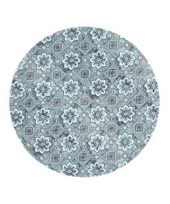 Rug Culture Lunar 427 Printed Blue
