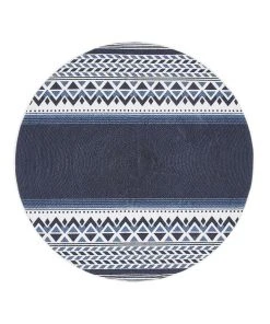 Rug Culture Lunar 422 Printed Navy