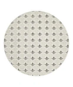 Rug Culture Lunar 421 Printed Silver
