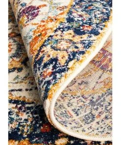 Rug Culture Evoke Peacock Ivory Transitional Round Rug 10 Rug Culture Evoke Peacock Ivory Transitional Round Rug -The Shine Nook Sales Store 798045400 6 720x928