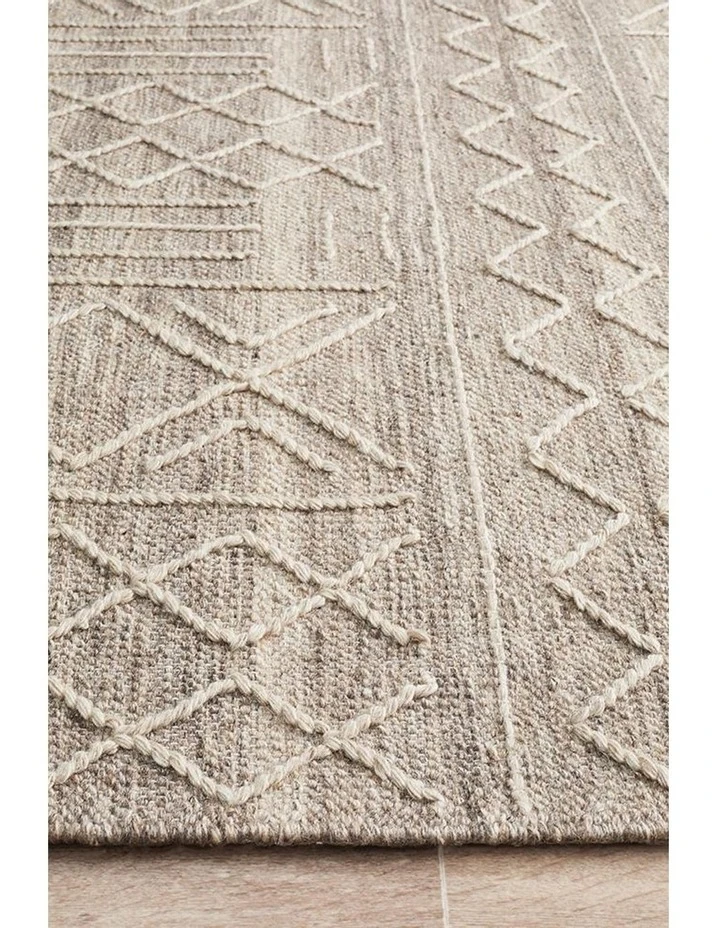 Rug Culture Arya Stitch Woven Rug Natural 4 Rug Culture Arya Stitch Woven Rug Natural - Image 4