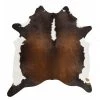 Rug Culture Exquisite Natural Cow Hide Chocolate