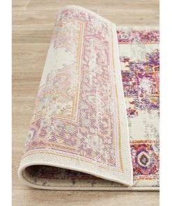 Rug Culture Babylon 211 Pink Runner Rug -The Shine Nook Sales Store 798047380 6 720x928