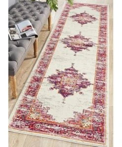 Rug Culture Babylon 211 Pink Runner Rug -The Shine Nook Sales Store 798047380 7 720x928
