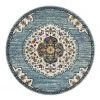 Rug Culture Babylon 202 Blue Round Rug