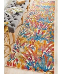 Rug Culture Dreamscape Memories Modern Tropical Runner Rug -The Shine Nook Sales Store 798048100 7 720x928