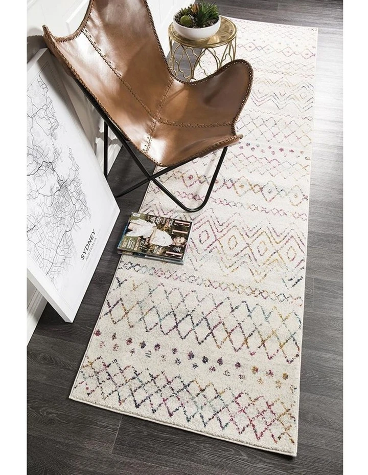 Rug Culture Oasis Nadia Multi Rustic Tribal Runner Rug 6 Rug Culture Oasis Nadia Multi Rustic Tribal Runner Rug - Image 6