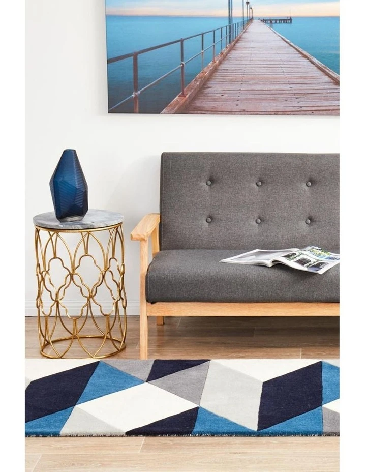 Rug Culture Matrix Pure Wool 904 Steel Runner Rug Rug 2 Rug Culture Matrix Pure Wool 904 Steel Runner Rug Rug - Image 2