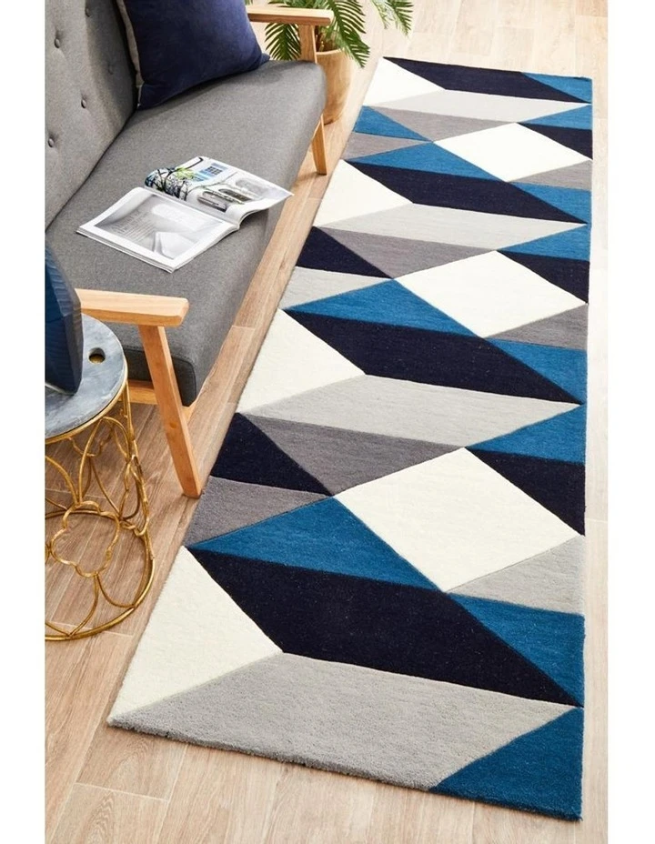 Rug Culture Matrix Pure Wool 904 Steel Runner Rug Rug 3 Rug Culture Matrix Pure Wool 904 Steel Runner Rug Rug - Image 3