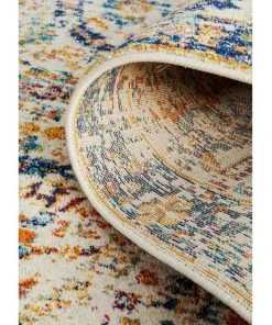 Rug Culture Evoke Peacock Ivory Transitional Runner Rug -The Shine Nook Sales Store 798049720 6 720x928