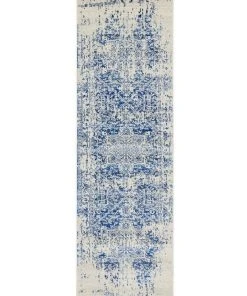 Rug Culture Evoke Horizon White Navy Transitional Rug