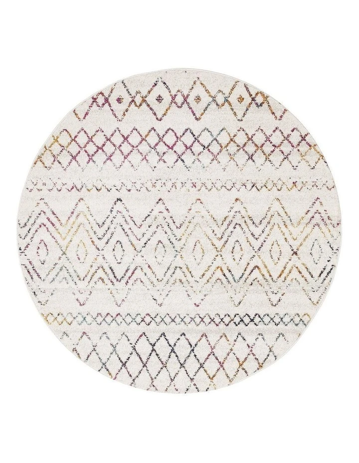 Rug Culture Oasis Nadia Multi Rustic Tribal Round Rug 1 Rug Culture Oasis Nadia Multi Rustic Tribal Round Rug