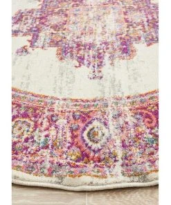 Rug Culture Babylon 211 Pink Round Rug 10 Rug Culture Babylon 211 Pink Round Rug -The Shine Nook Sales Store 798052870 4 720x928