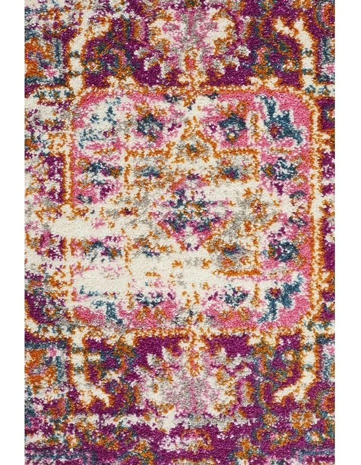 Rug Culture Babylon 211 Pink Round Rug 5 Rug Culture Babylon 211 Pink Round Rug - Image 5
