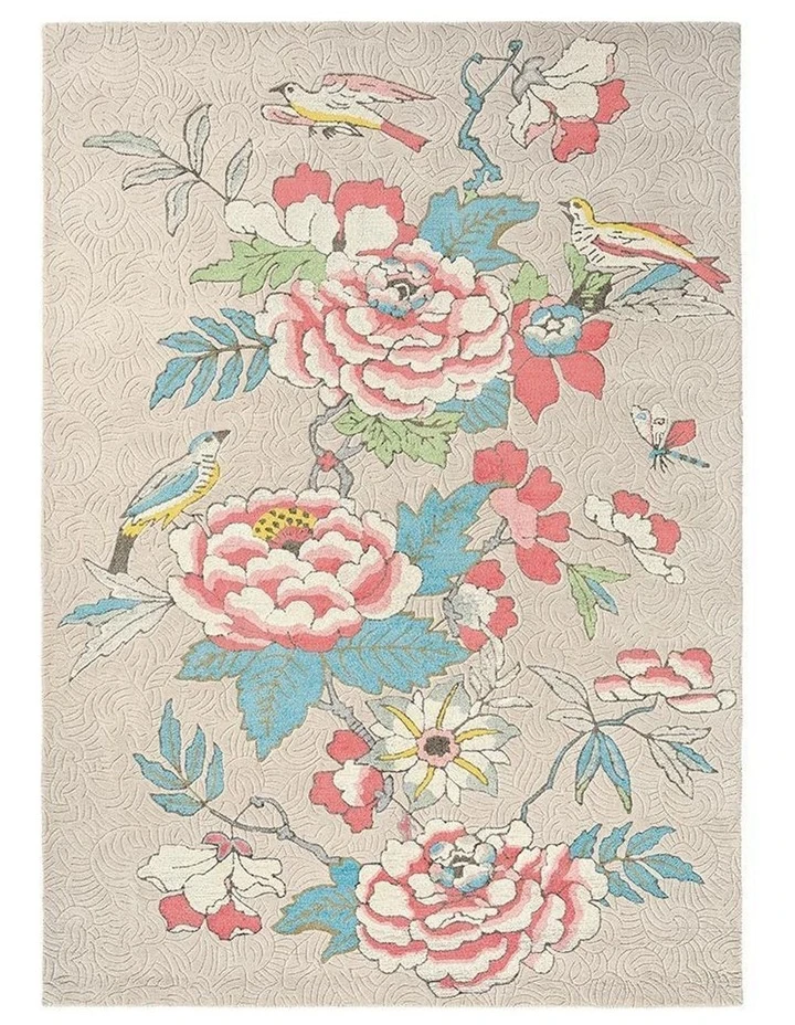 Rug Culture Wedgwood Paeonia Coral 37902 3 Rug Culture Wedgwood Paeonia Coral 37902 - Image 3