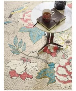Rug Culture Wedgwood Paeonia Coral 37902