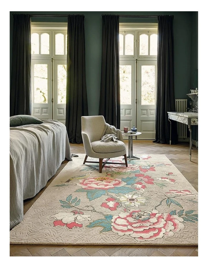 Rug Culture Wedgwood Paeonia Coral 37902 2 Rug Culture Wedgwood Paeonia Coral 37902 - Image 2