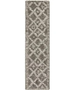 Rug Culture Saffron 33 Grey Runner Rug