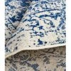 Rug Culture Evoke Horizon White Navy Transitional Round Rug