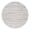 Rug Culture Oasis Nadia Grey Rustic Tribal Round Rug