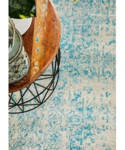 Rug Culture Evoke Glacier White Blue Transitional Rug -The Shine Nook Sales Store 798112630 7 720x928