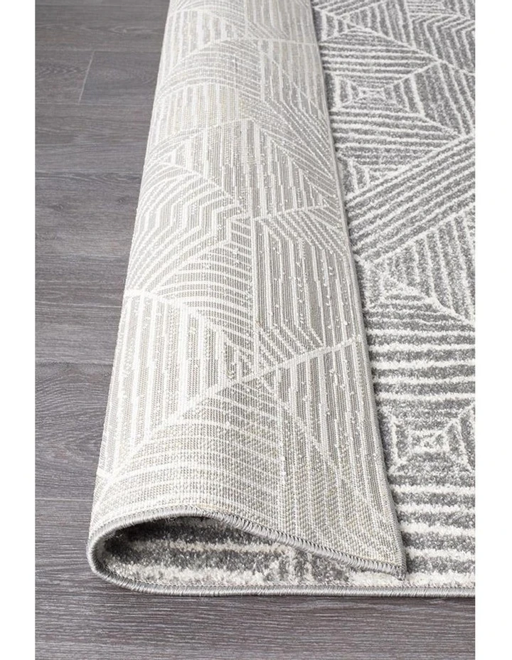Rug Culture Oasis Kenza Contemporary Silver Runner Rug 5 Rug Culture Oasis Kenza Contemporary Silver Runner Rug - Image 5