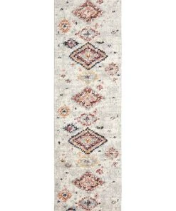 Rug Culture Marrakesh 222 Silver Runner Rug
