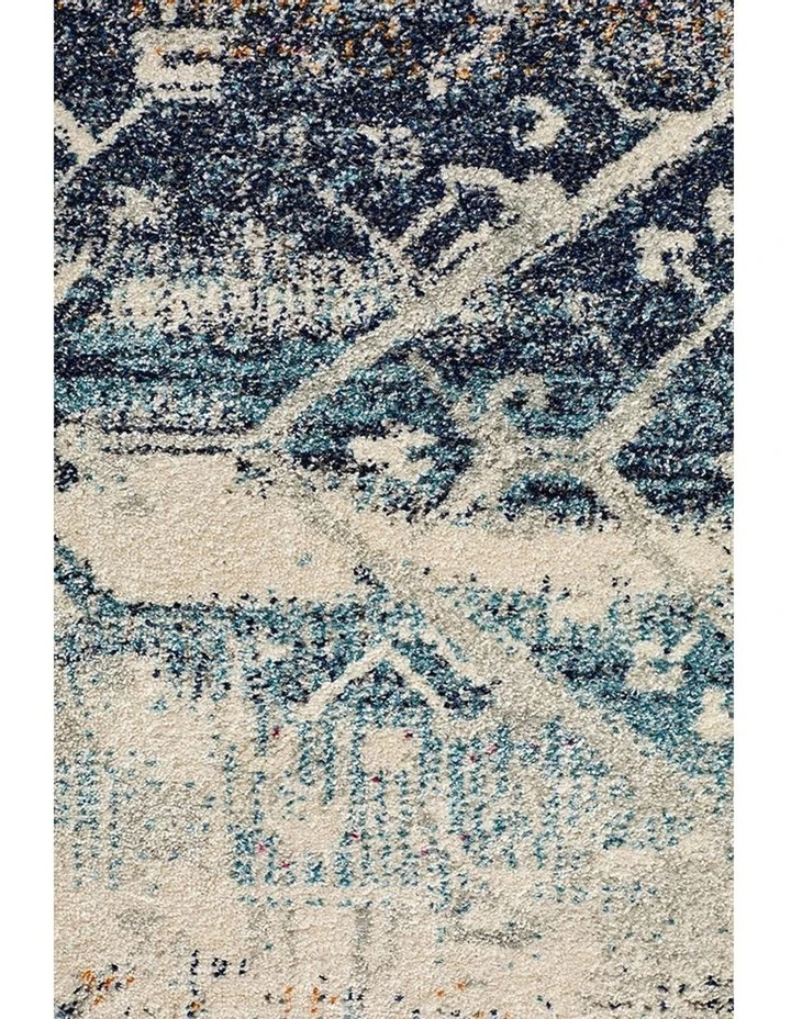 Rug Culture Museum Layton Blue Round Rug 2 Rug Culture Museum Layton Blue Round Rug - Image 2