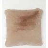 Heritage Amelie Faux Fur Cushion Taupe