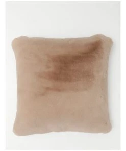 Heritage Amelie Faux Fur Cushion Taupe