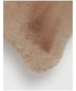 Heritage Amelie Faux Fur Cushion Taupe -The Shine Nook Sales Store 798599890 3 1 720x928