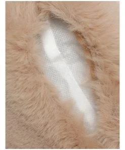 Heritage Amelie Faux Fur Cushion Taupe -The Shine Nook Sales Store 798599890 5 720x928