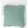 Australian House & Garden Moreton Tassle Linen Square Cushion Sea Mist