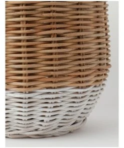 Milkshake White Dipped Rattan Basket -The Shine Nook Sales Store 800139880 3 720x928