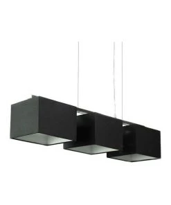 Innovatec Godwin Black Black Square Trio Pendant Lights