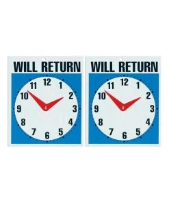 Headline Open Come In & Will Return w/ Clock - 19 x 23cm 5 Headline Open Come In & Will Return w/ Clock - 19 x 23cm -The Shine Nook Sales Store 802578970 3 720x928