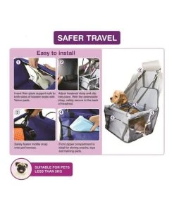 Paws and Claws Pet Booster Car Seat -The Shine Nook Sales Store 803427760 3 720x928
